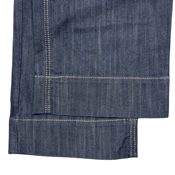 Tommy Hilfiger Capri Jeans Plus Sz 20 Cropped Wide-Leg Stretch Dark Wash Y2K NEW - Picture 10 of 14